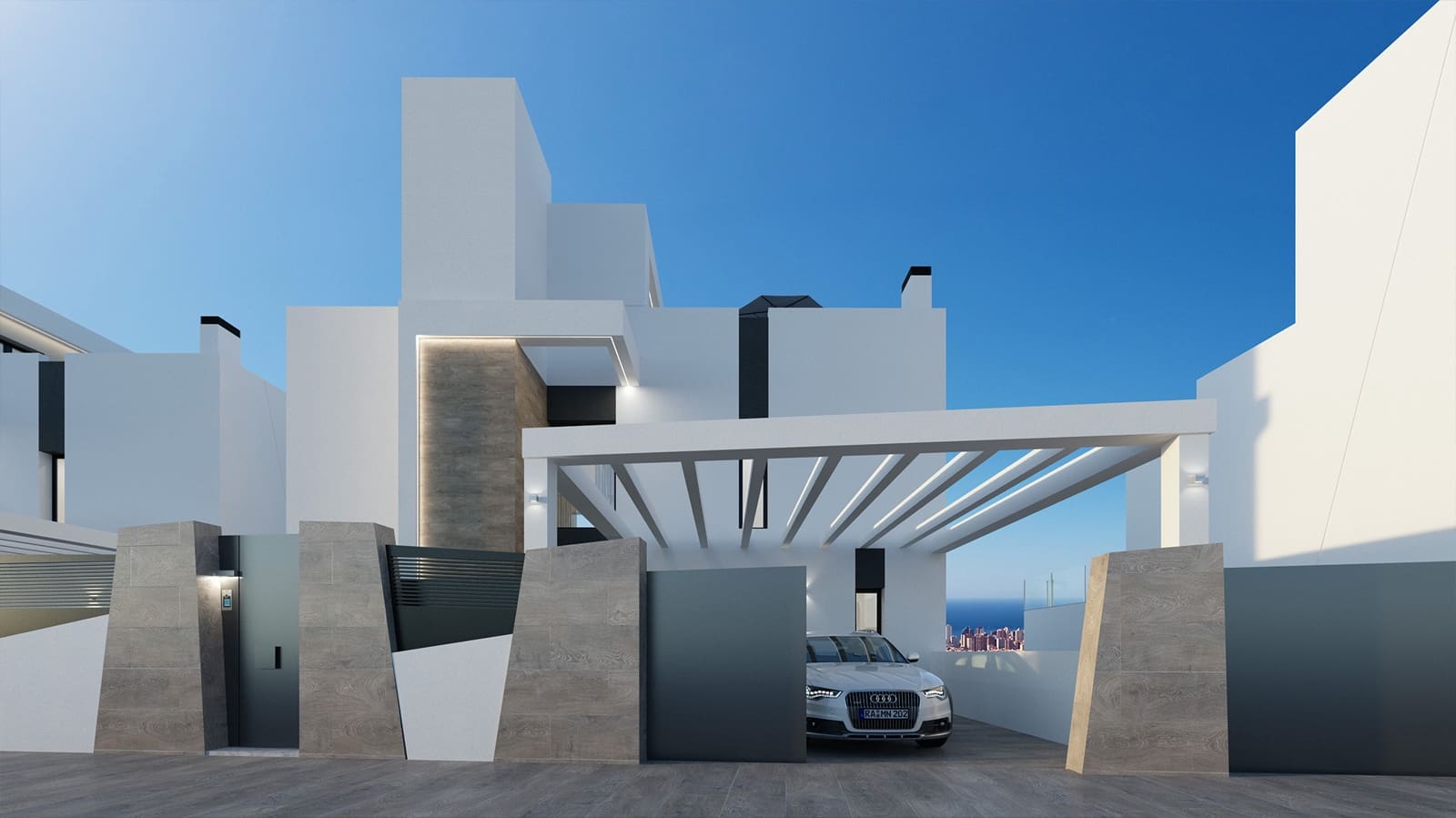 4 sypialnia Willa na sprzedaż w Finestrat z garażem - 1 400 000 € (Ref: 9348934)