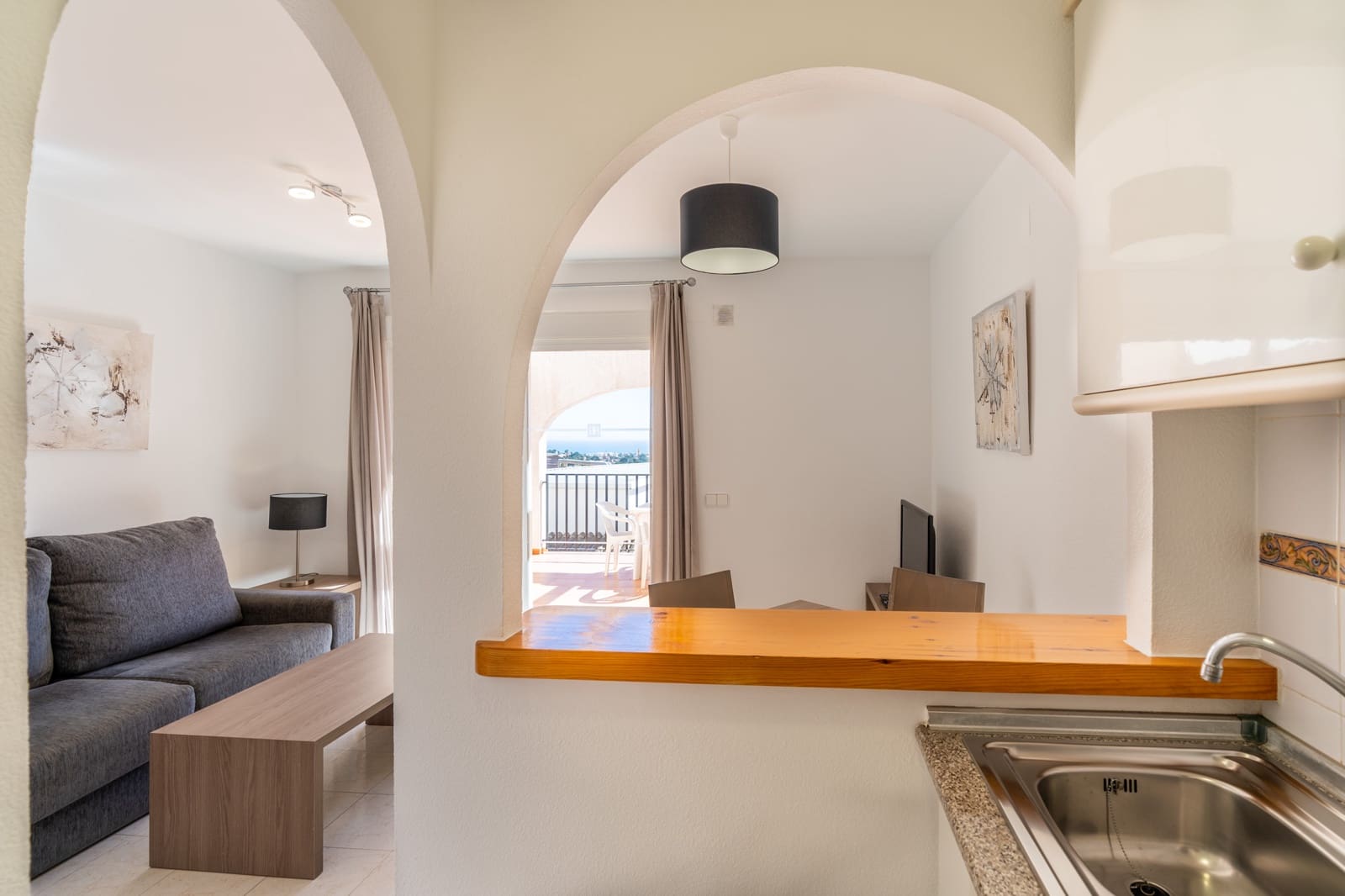 1 quarto Apartamento para venda em Calpe / Calp com piscina - 185 000 € (Ref: 9352771)