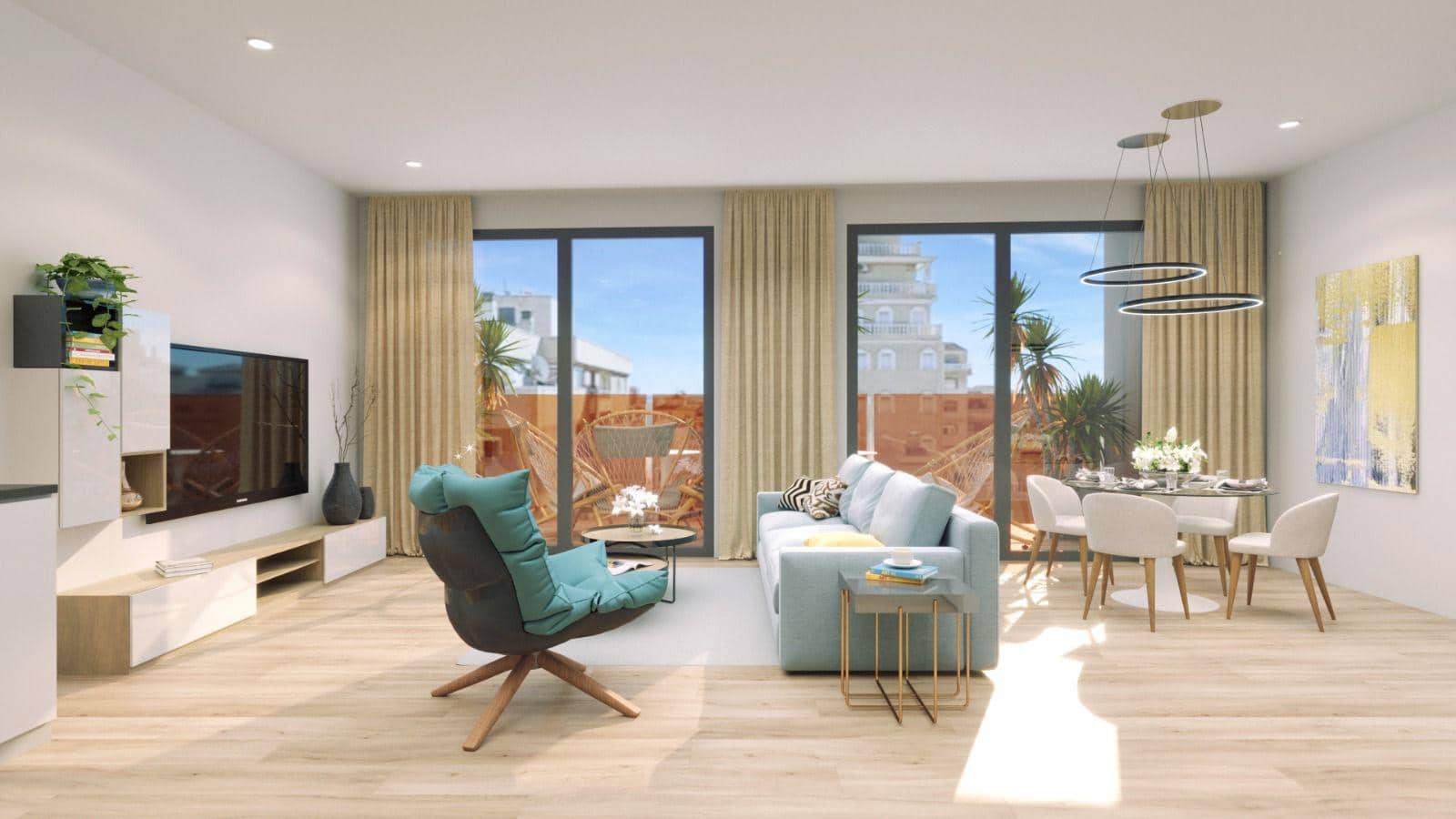 2 soverom Penthouse til salgs i Torrevieja med svømmebasseng - € 349 000 (Ref: 9387610)