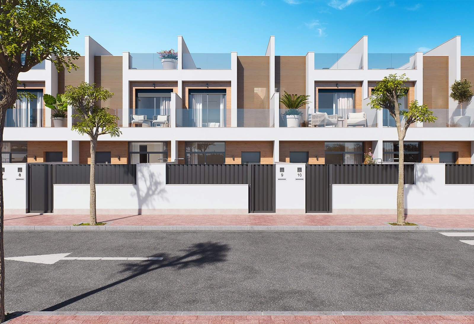 3 slaapkamer Halfvrijstaande villa te koop in San Pedro del Pinatar met garage - € 384.900 (Ref: 9387615)