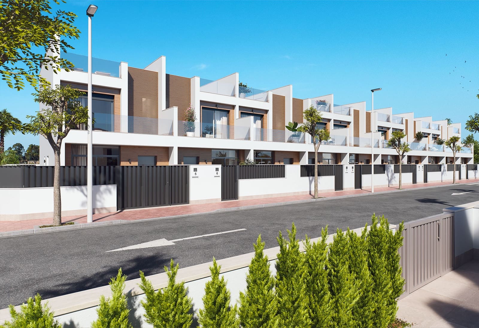 3 slaapkamer Halfvrijstaande villa te koop in San Pedro del Pinatar met garage - € 384.900 (Ref: 9387615)