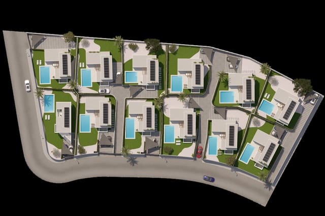 3 sypialnia Willa na sprzedaż w Escandinavia - Cautivador, Alfaz del Pi / L'Alfàs del Pi z garażem - 850 000 € (Ref: 9445893)