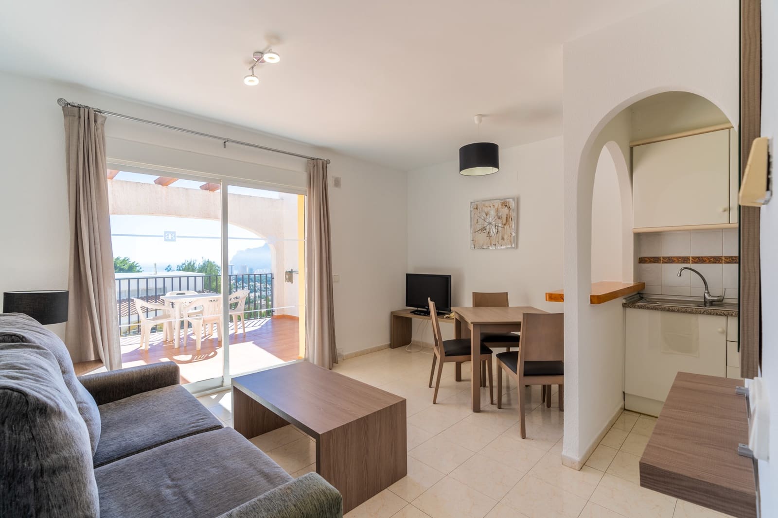 1 chambre Appartement à vendre à Calpe / Calp avec piscine - 180 000 € (Ref: 9450174)