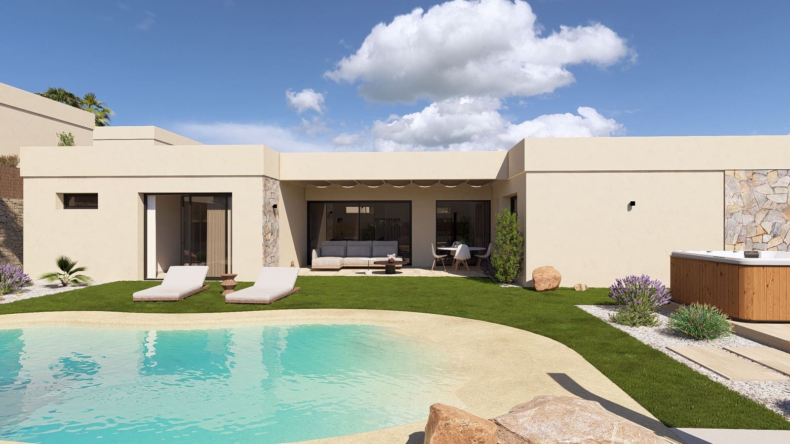 3 soveværelse Villa til salg i Banos y Mendigo med swimmingpool - € 646.000 (Ref: 9567942)