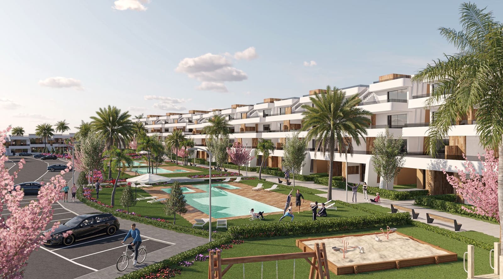 2 sovrum Lägenhet till salu i Alhama de Murcia med pool - 208 425 € (Ref: 9710972)