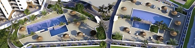 3 makuuhuone Huoneisto myytävänä paikassa Mil Palmeras, Pilar de la Horadada mukana uima-altaan - 475 000 € (Ref: 9796881)