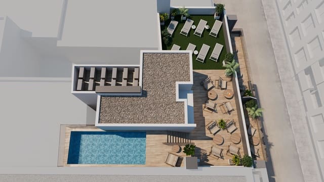 1 chambre Appartement à vendre à Las Piscinas Naturales, Torrevieja avec piscine - 205 000 € (Ref: 9832399)