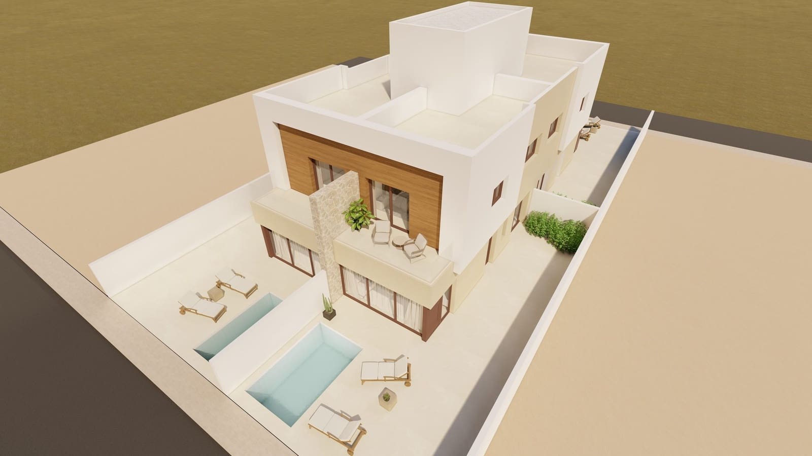 3 Zimmer Reihenhaus zu verkaufen in San Javier - 376.500 € (Ref: 9835089)