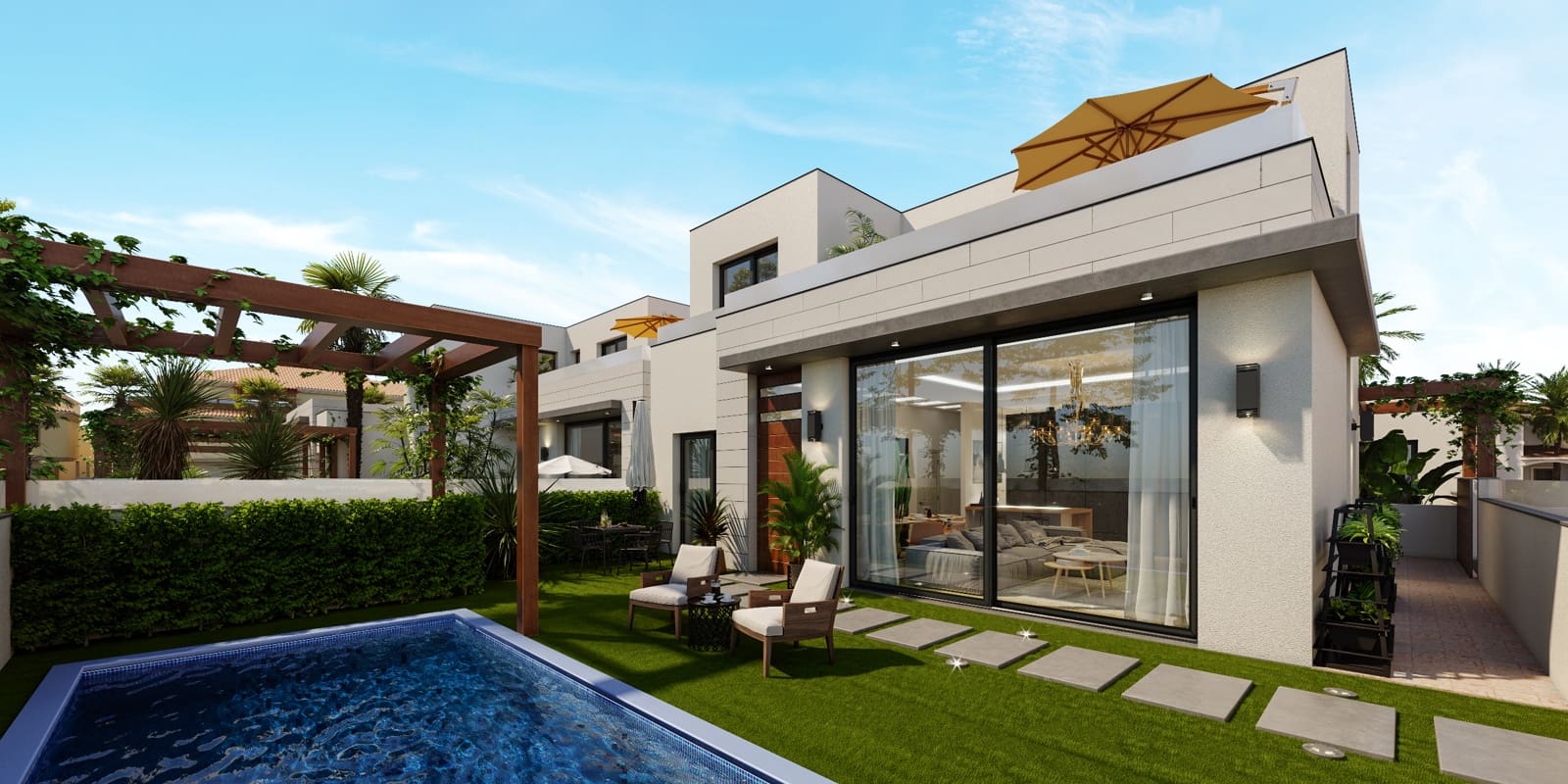 Chalet de 3 habitaciones en Pilar de la Horadada en venta - 448.000 € (Ref: 9861052)