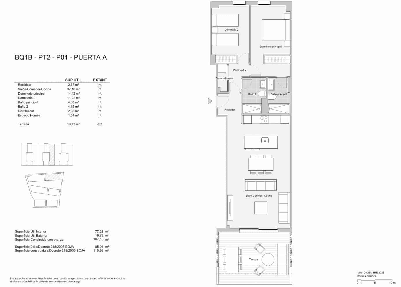 2 bedroom Apartment for sale in Estepona with pool garage - € 321,000 (Ref: 10004249)