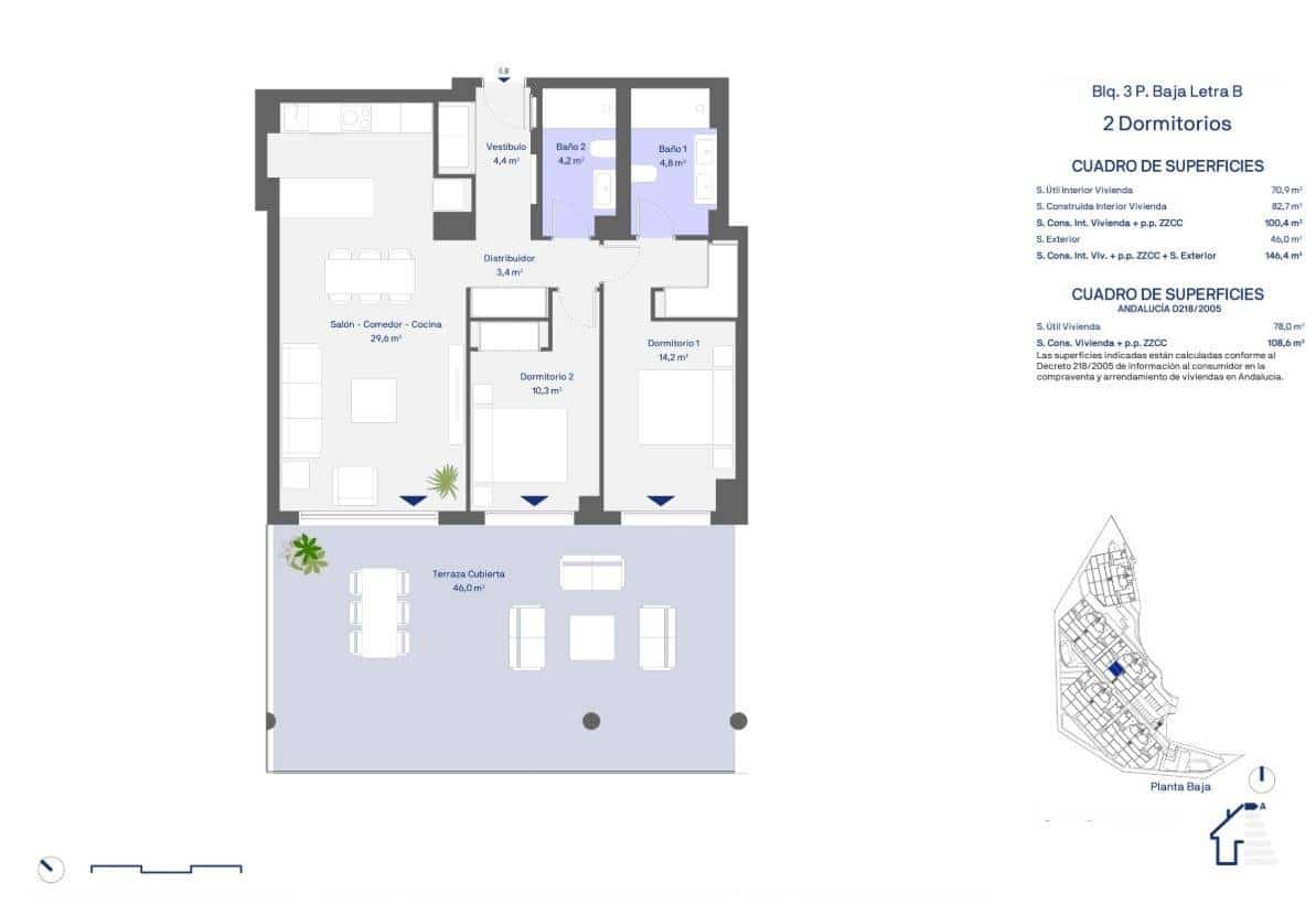 2 Zimmer Apartment zu verkaufen in Los Monteros mit Pool Garage - 458.000 € (Ref: 10041191)