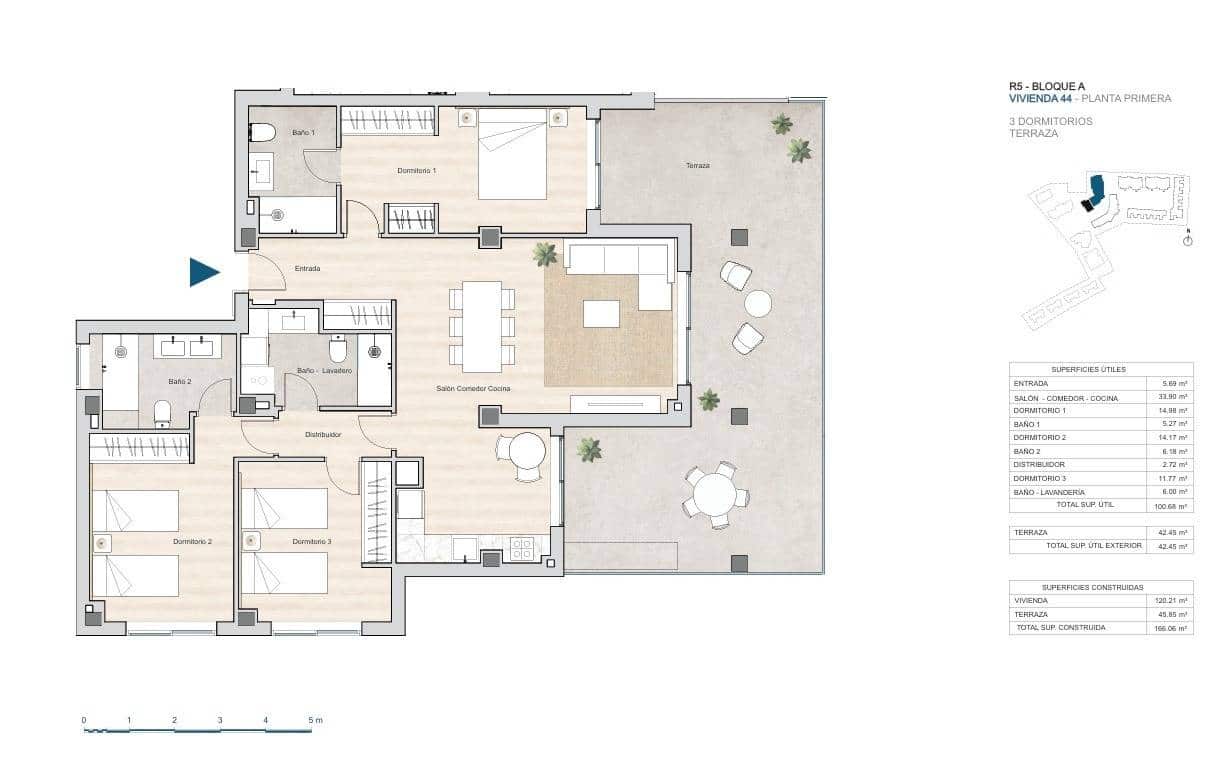 3 bedroom Apartment for sale in La Linea de la Concepcion with pool garage - € 494,000 (Ref: 10148874)