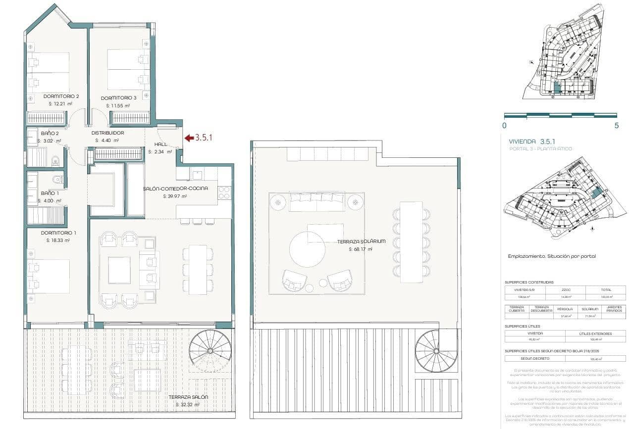 3 Zimmer Penthouse zu verkaufen in Estepona mit Pool Garage - 995.000 € (Ref: 10174655)