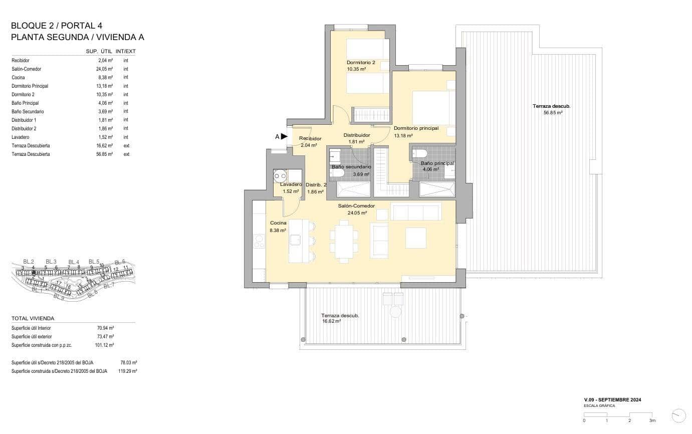 2 quarto Penthouse para venda em Casares com piscina garagem - 435 000 € (Ref: 10174656)