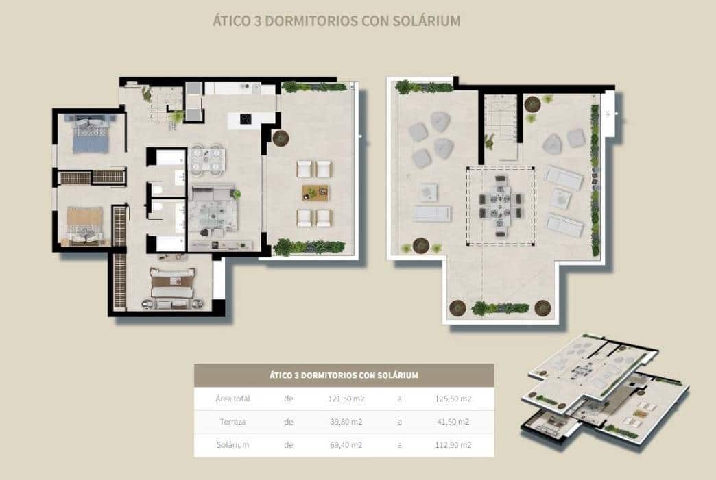 3 soveværelse Penthouse til salg i Nueva Andalucia med swimmingpool garage - € 1.015.000 (Ref: 8430736)