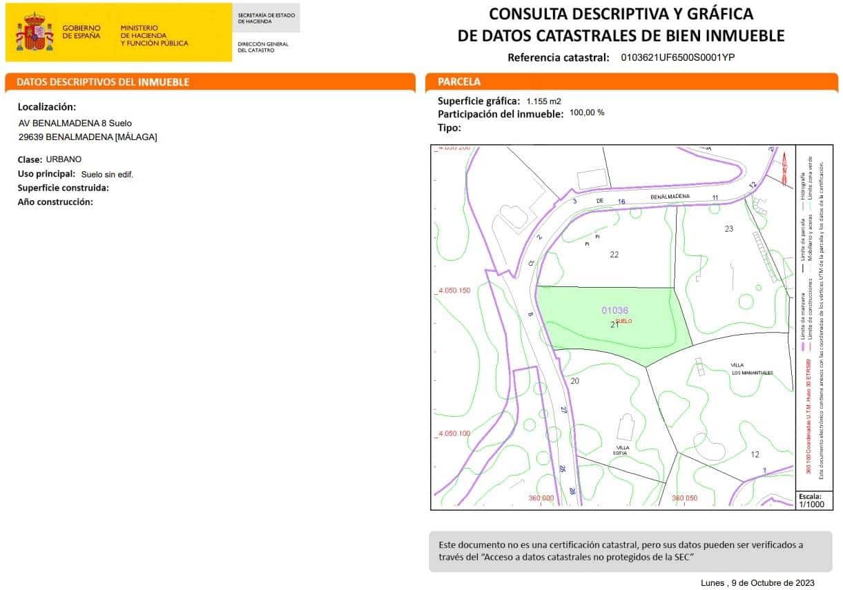 Bouwgrond te koop in Torremuelle - € 420.000 (Ref: 8662678)