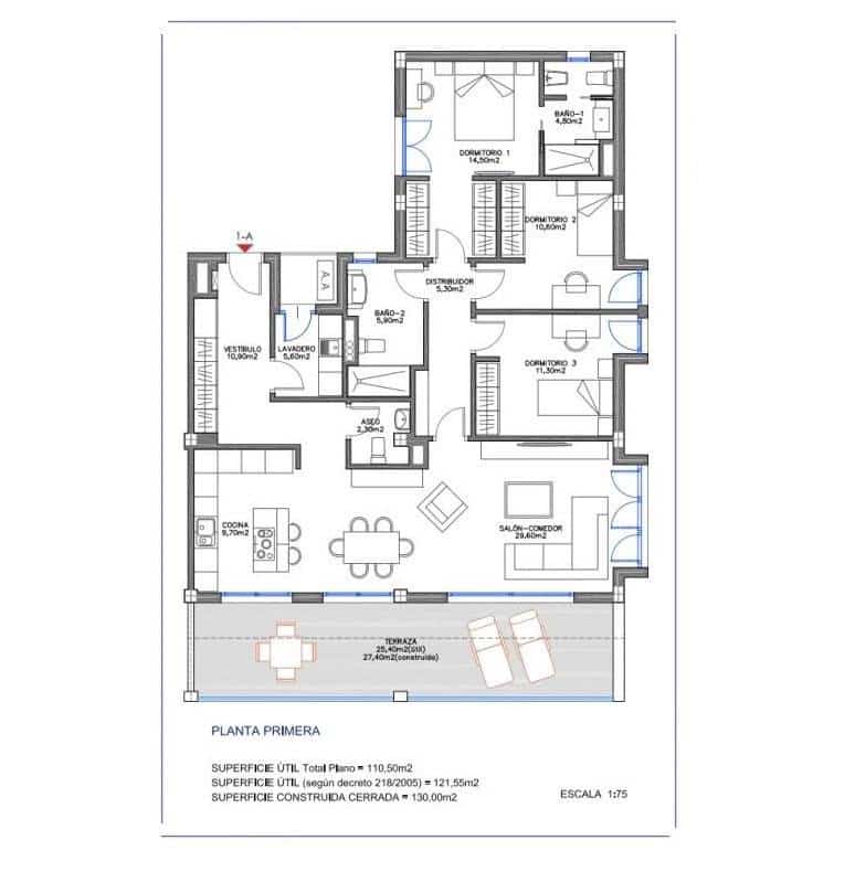 3 soveværelse Lejlighed til salg i Torrequebrada med swimmingpool garage - € 684.000 (Ref: 8767092)
