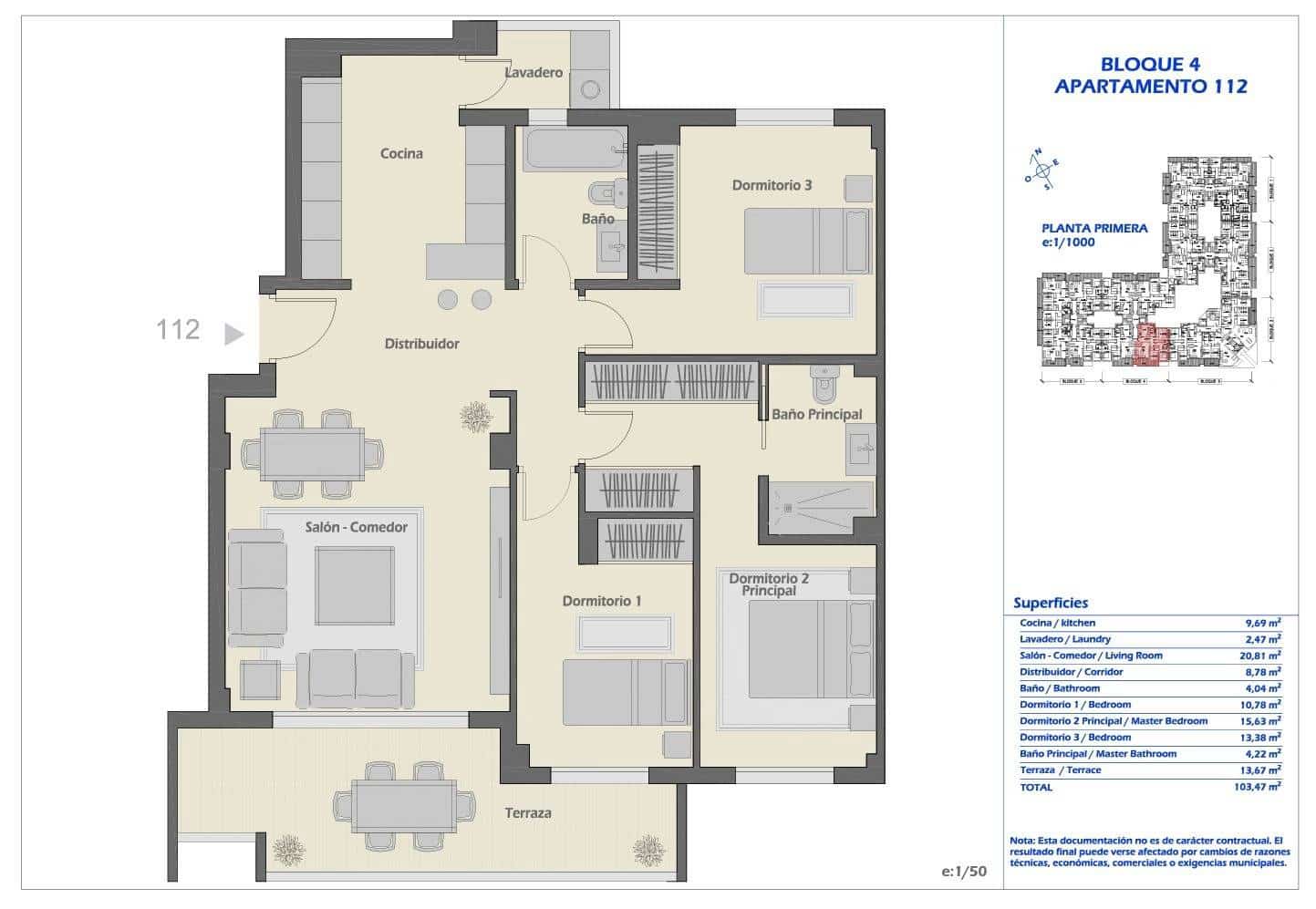 3 soverom Leilighet til salgs i Nueva Andalucia - € 493 000 (Ref: 8917969)