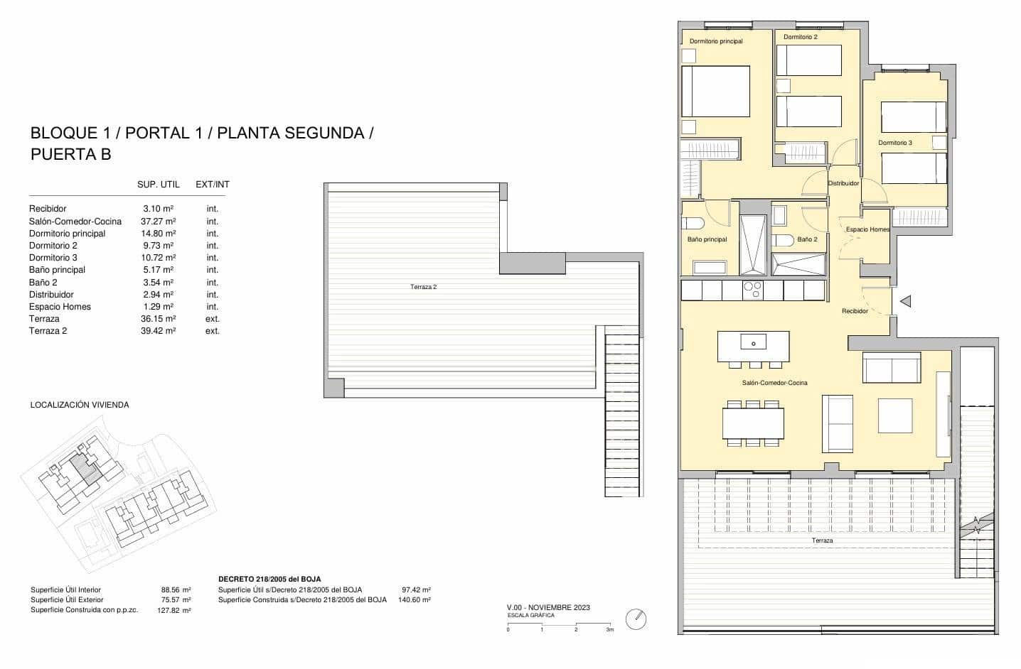 3 soveværelse Penthouse til salg i Estepona med swimmingpool garage - € 564.000 (Ref: 9031517)