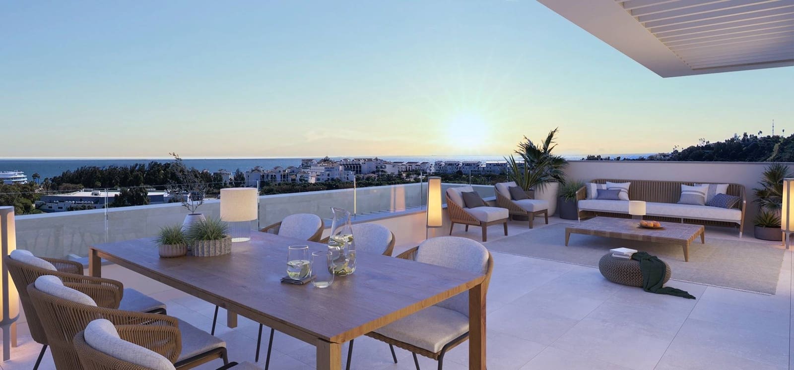 3 soveværelse Penthouse til salg i Estepona med swimmingpool garage - € 564.000 (Ref: 9031517)