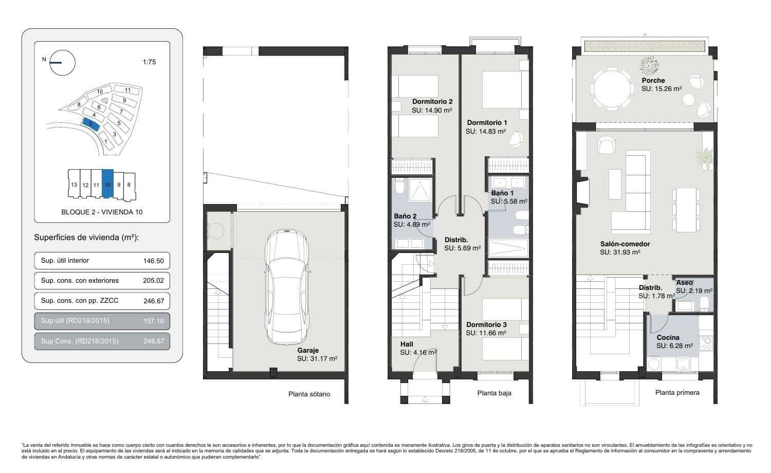 3 chambre Villa/Maison Mitoyenne à vendre à Estepona avec piscine garage - 470 250 € (Ref: 9031521)