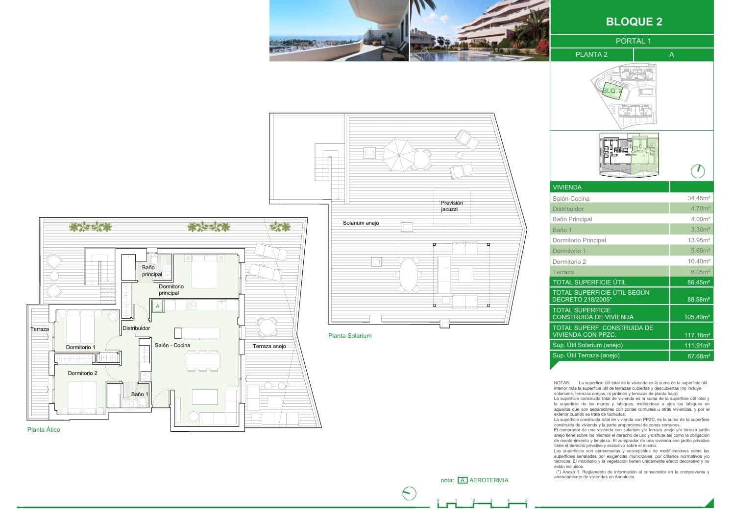 3 bedroom Penthouse for sale in Estepona with pool garage - € 710,000 (Ref: 9075812)