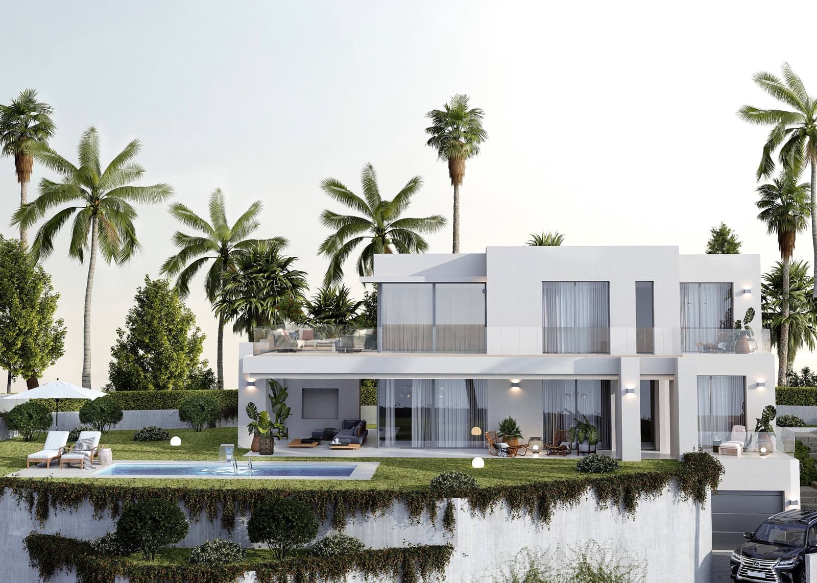 4 camera da letto Villa in vendita in Mijas con piscina garage - 2.250.000 € (Rif: 9099103)