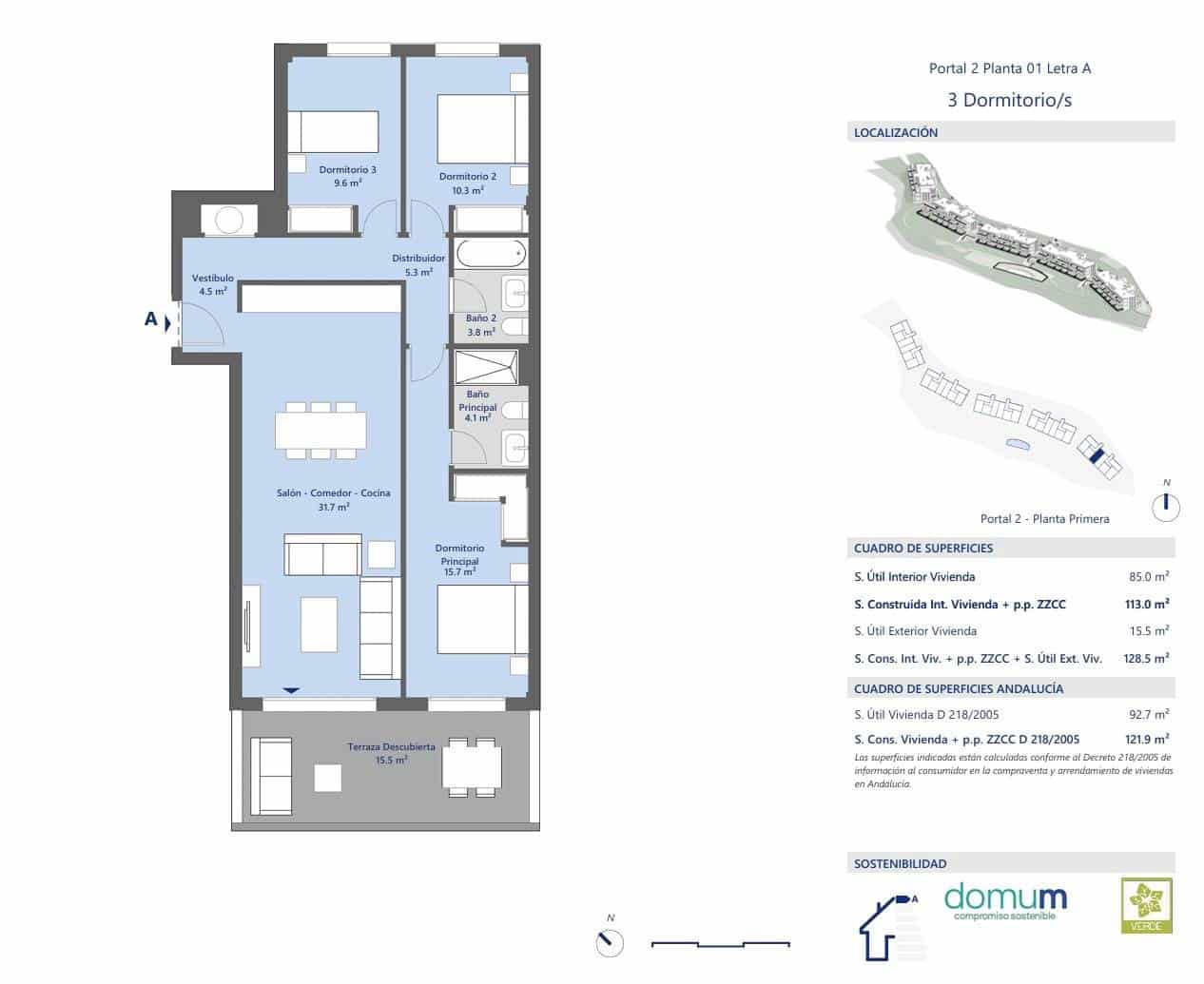 3 Zimmer Apartment zu verkaufen in Bahia Dorada mit Pool Garage - 437.800 € (Ref: 9107138)
