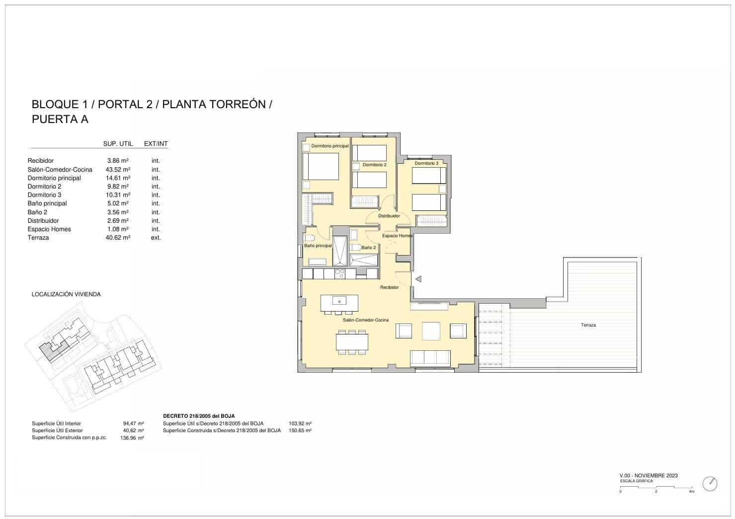 3 chambre Penthouse à vendre à Estepona avec piscine garage - 694 000 € (Ref: 9137130)