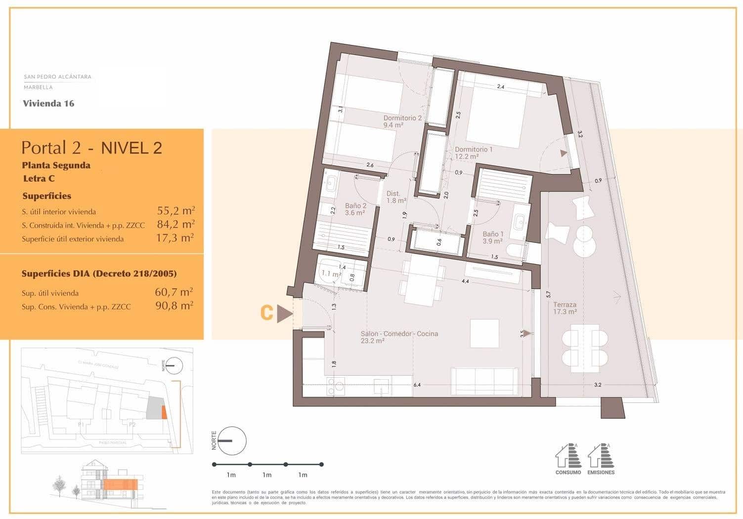 Apartamento de 2 habitaciones en San Pedro de Alcantara en venta con piscina garaje - 530.000 € (Ref: 9159461)
