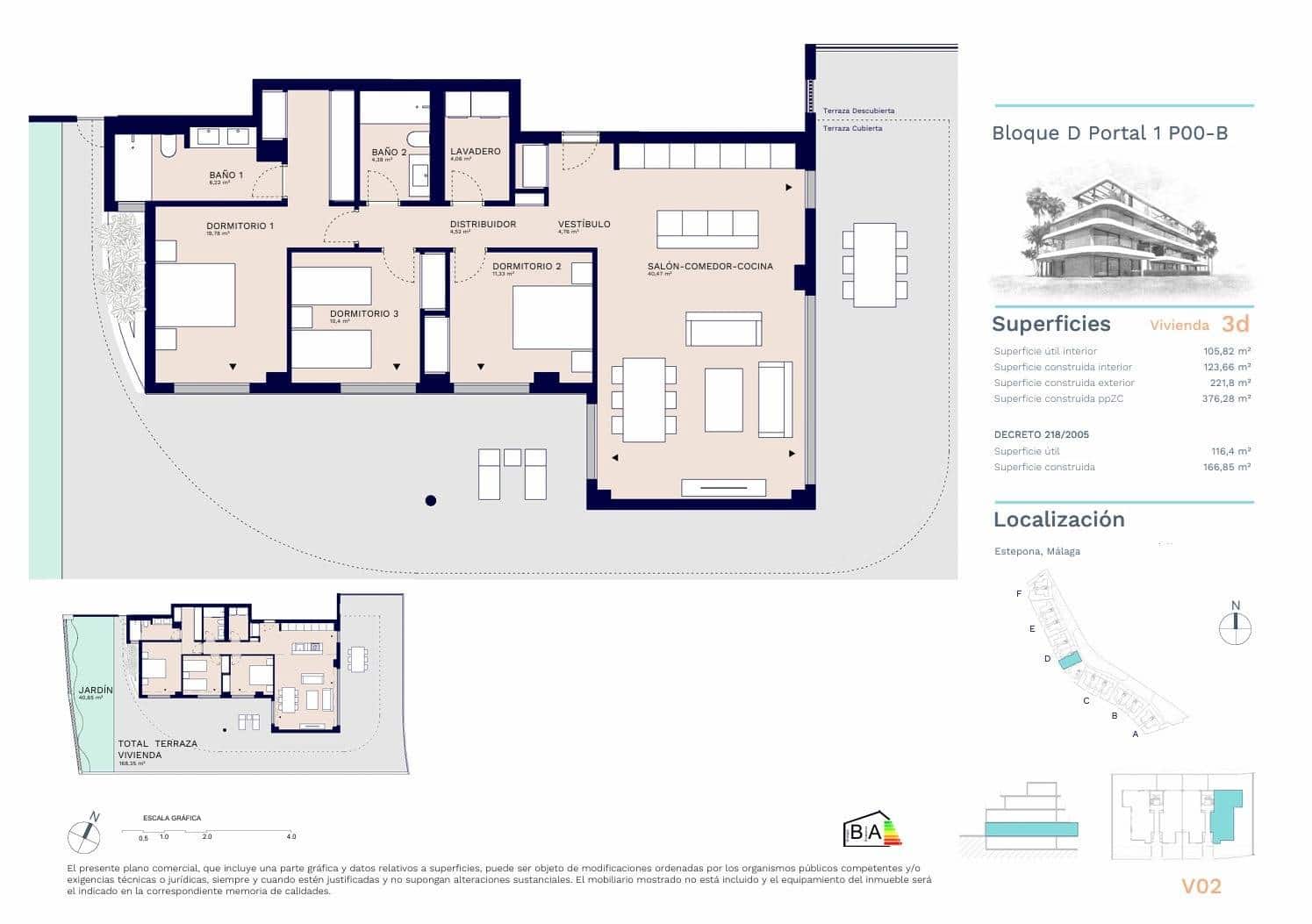 Apartamento de 3 habitaciones en Buenas Noches en venta con piscina garaje - 696.000 € (Ref: 9166943)
