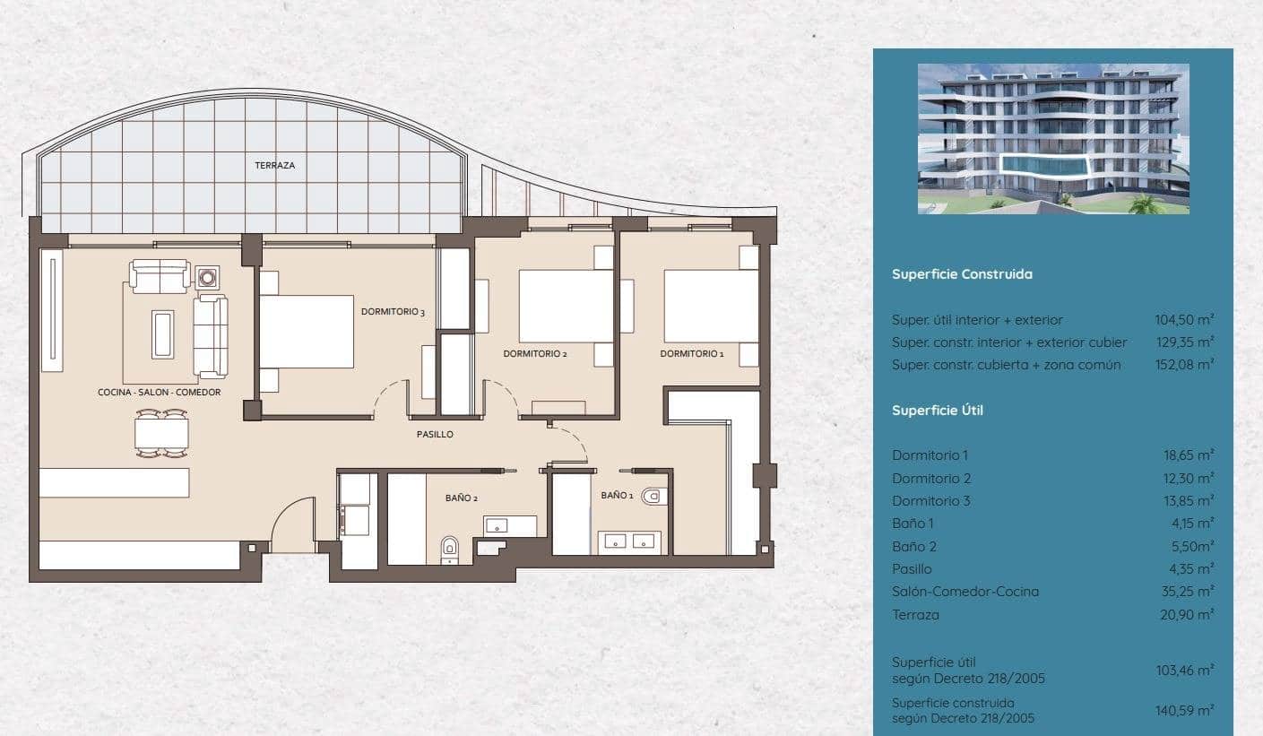 3 bedroom Apartment for sale in Benalmadena with pool garage - € 704,000 (Ref: 9186875)