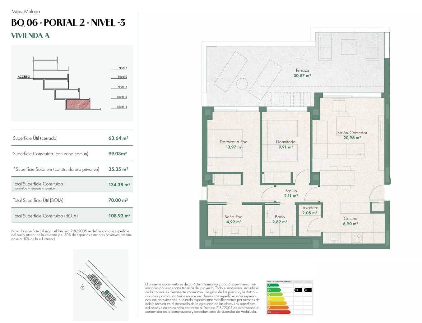 2 bedroom Apartment for sale in La Cala de Mijas with pool garage - € 535,000 (Ref: 9209164)