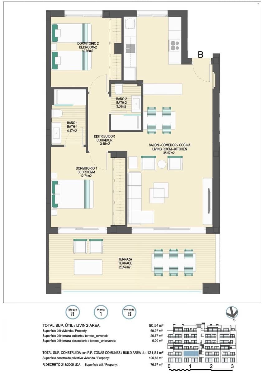 2 bedroom Apartment for sale in Bahia de Casares with pool garage - € 470,000 (Ref: 9334988)