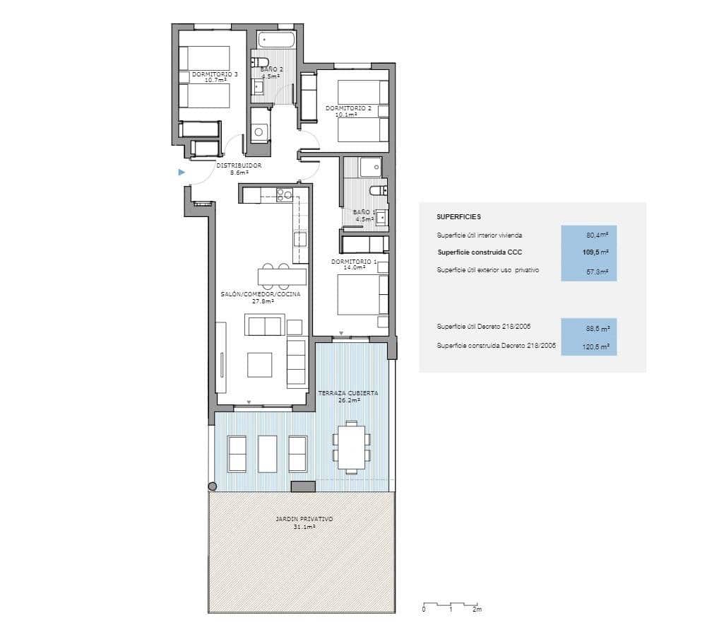 3 chambre Appartement à vendre à Estepona avec piscine garage - 395 000 € (Ref: 9347374)