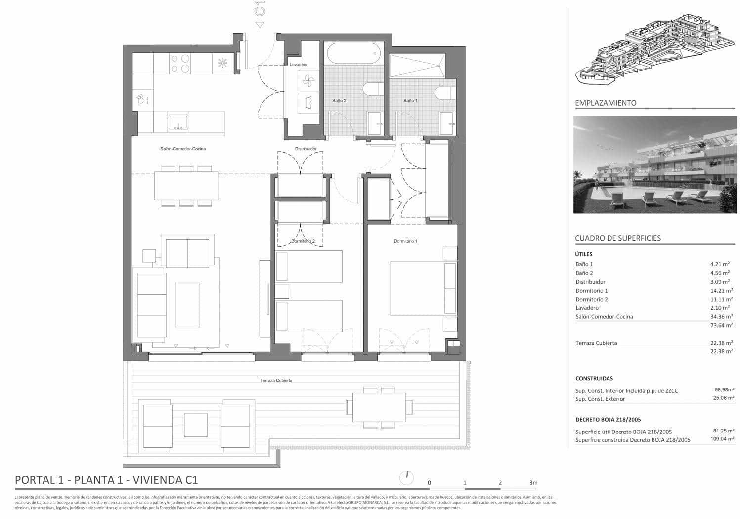 2 Zimmer Apartment zu verkaufen in Estepona mit Pool Garage - 500.000 € (Ref: 9390896)