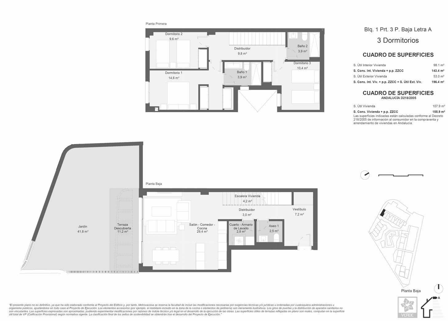 3 sypialnia Apartament na sprzedaż w Cancelada z basenem garażem - 454 000 € (Ref: 9391210)