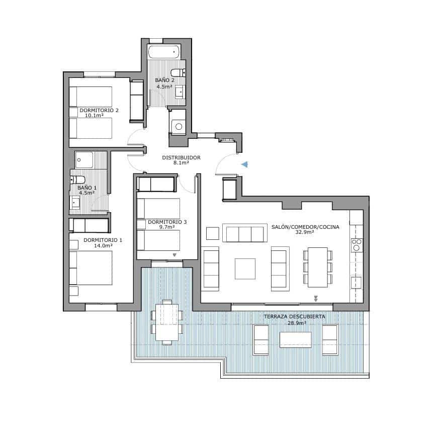 3 bedroom Apartment for sale in Estepona with pool garage - € 385,000 (Ref: 9591336)