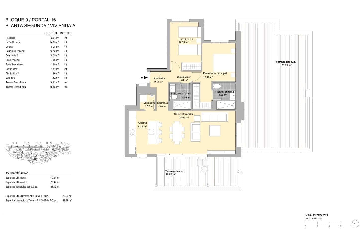 2 camera da letto Attico in vendita in Casares con piscina garage - 426.000 € (Rif: 9625683)