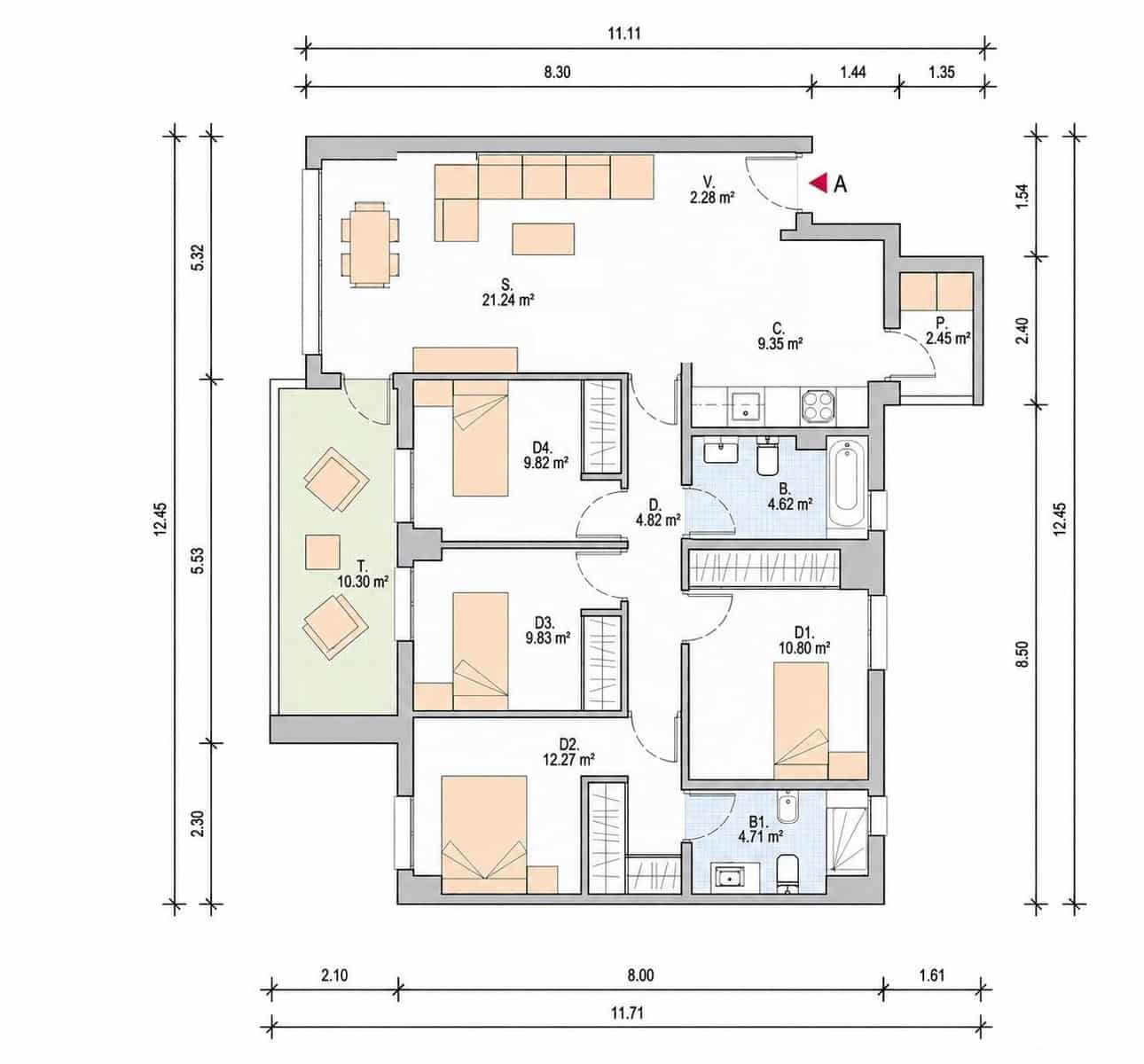 4 bedroom Apartment for sale in Estepona with pool garage - € 505,000 (Ref: 9719985)