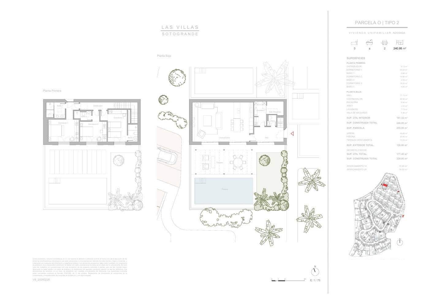 3 bedroom Terraced Villa for sale in Sotogrande with pool garage - € 954,000 (Ref: 9738584)