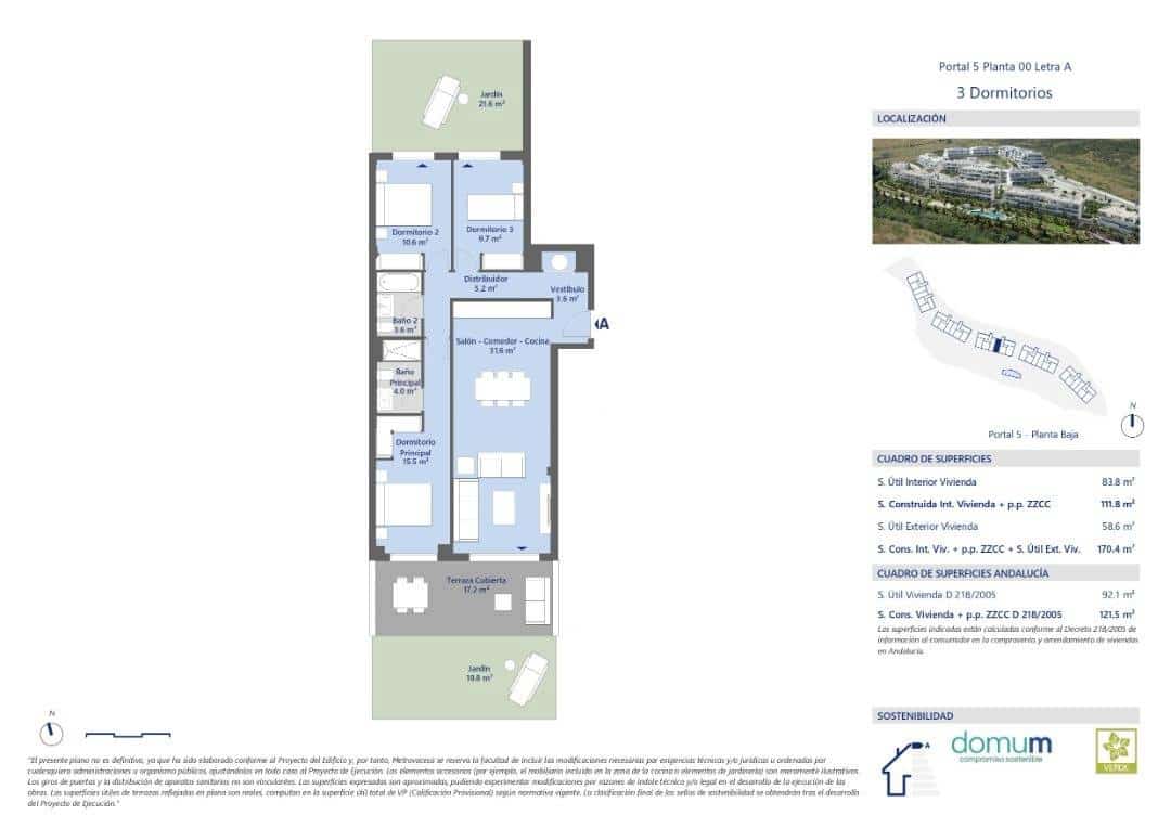 3 bedroom Apartment for sale in Estepona with pool garage - € 435,000 (Ref: 9881966)