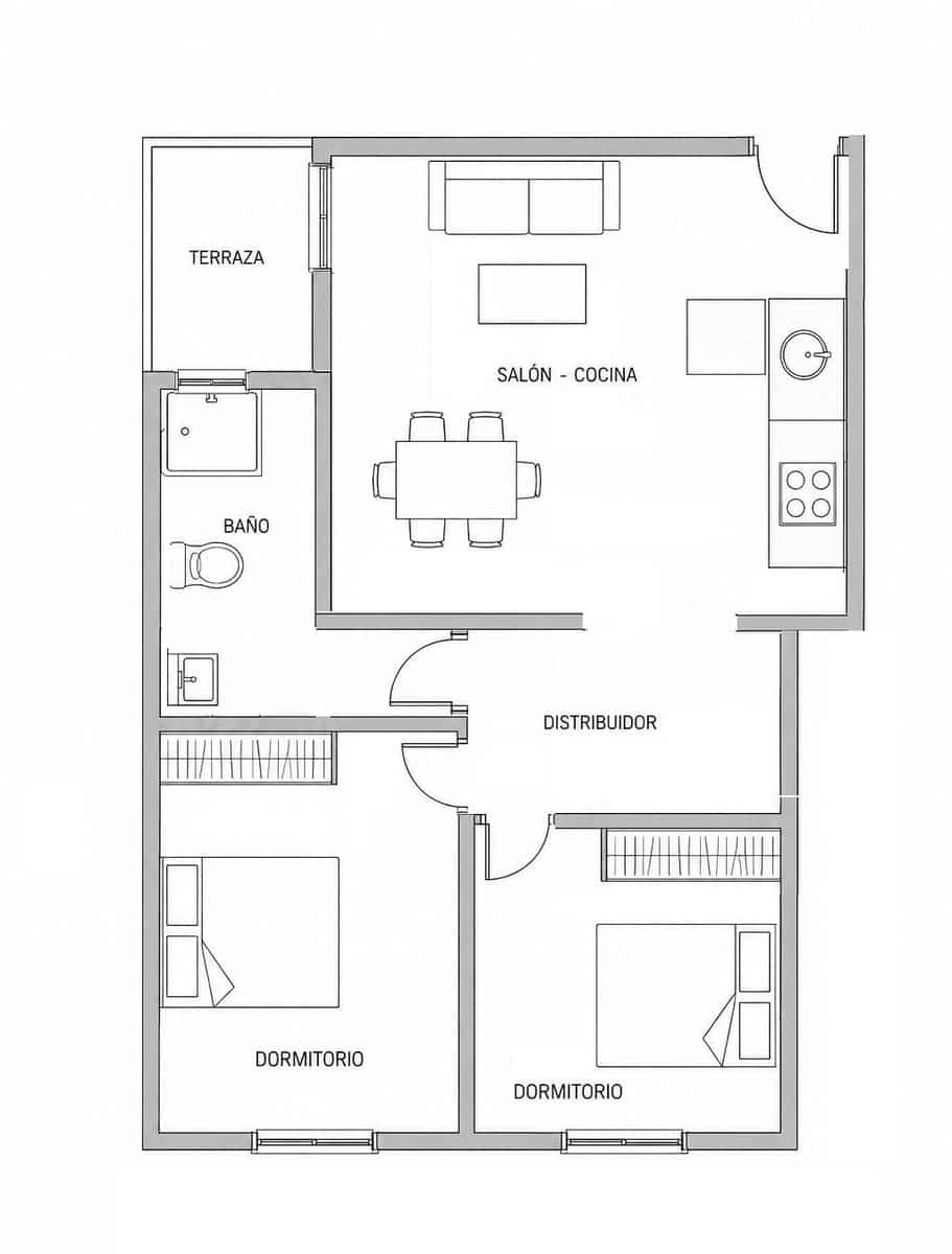 2 makuuhuone Huoneisto myytävänä paikassa Estepona - 235 000 € (Ref: 9900374)