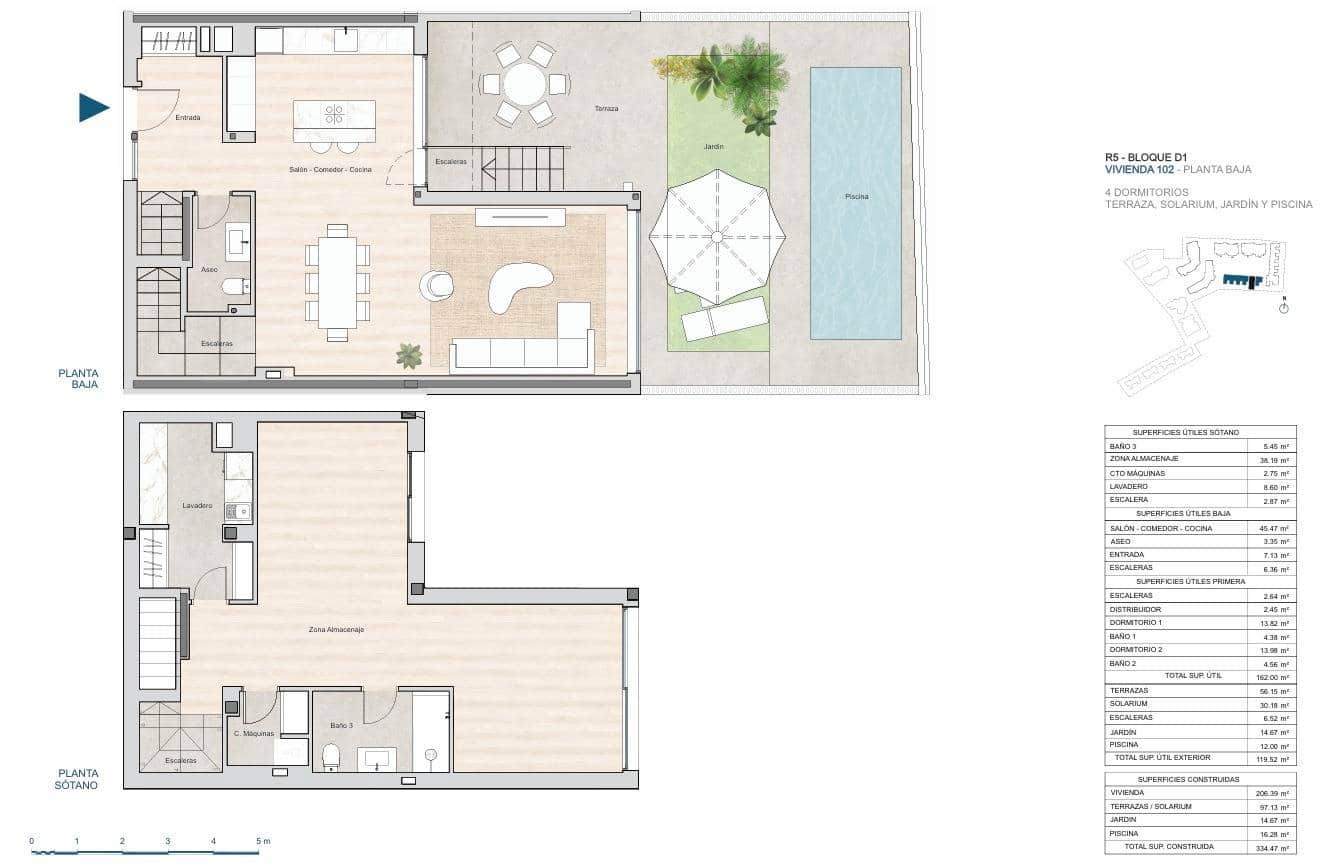 2 chambre Villa/Maison Mitoyenne à vendre à La Linea de la Concepcion avec piscine garage - 932 000 € (Ref: 9913198)
