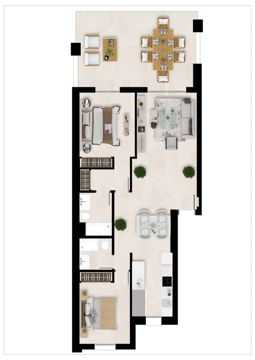 2 camera da letto Appartamento in vendita in Estepona con piscina garage - 375.000 € (Rif: 9915859)