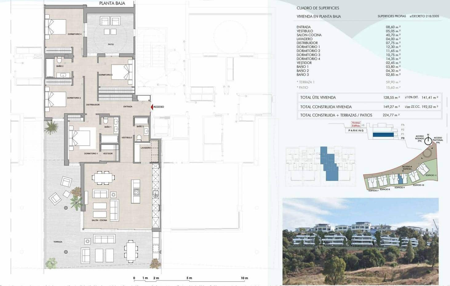 4 soveværelse Lejlighed til salg i Estepona med swimmingpool garage - € 912.073 (Ref: 9916955)