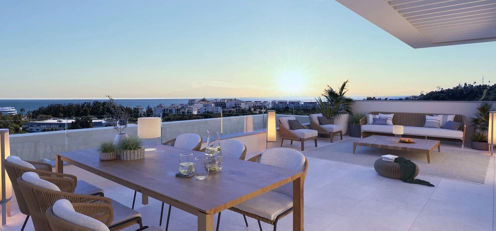 3 soveværelse Penthouse til salg i Estepona med swimmingpool garage - € 699.000 (Ref: 9959812)