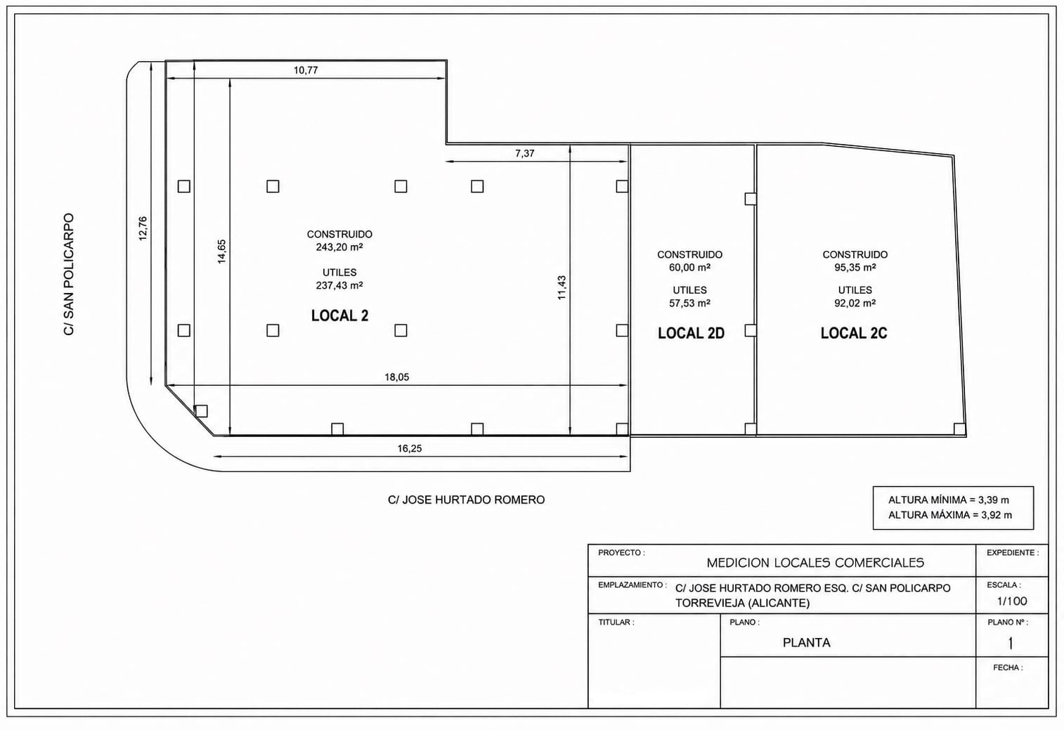 Erhverv til salg i Torrevieja - € 450.000 (Ref: 10011679)