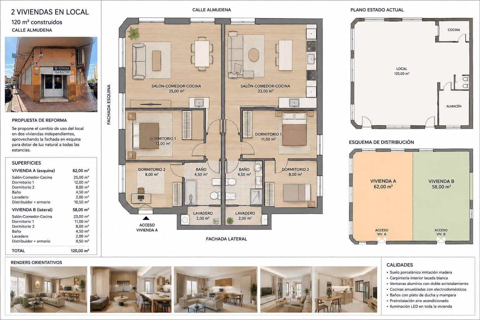 3 slaapkamer Commercieel te koop in Torrevieja - € 137.184 (Ref: 10035602)