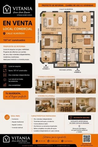 3 slaapkamer Commercieel te koop in Antonio Machado, Torrevieja - € 137.184 (Ref: 10035602)